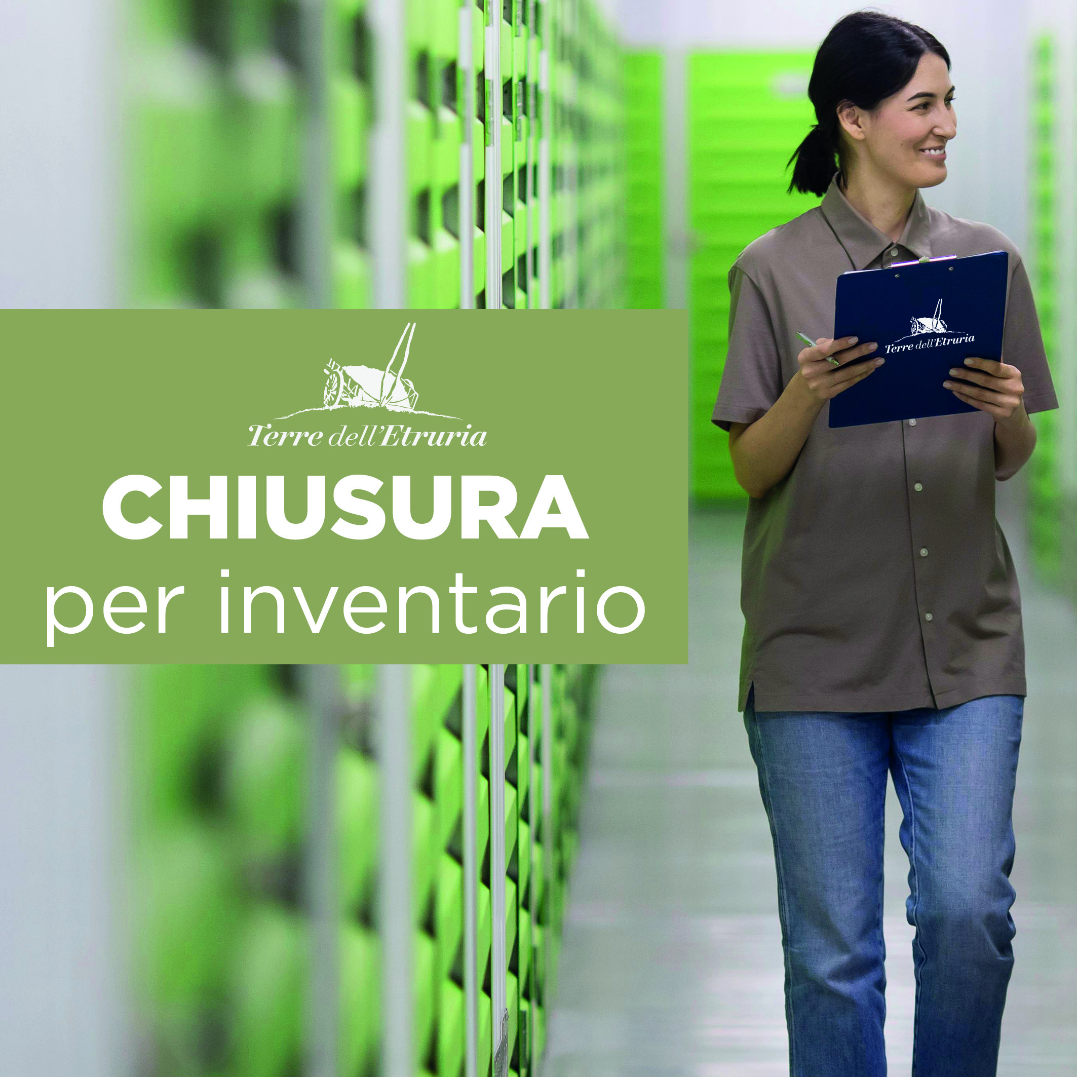Chiusura per inventario 2025